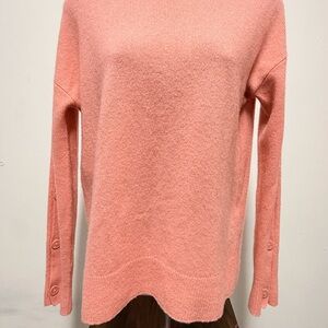 Halogen Soft Coral Crew Neck Sweater